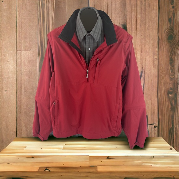 Walter Hagen Pullover 1/4 zip Convertible Jacket L - Picture 10 of 10